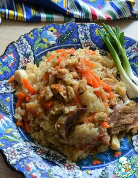 Баранина с рисом и овощами